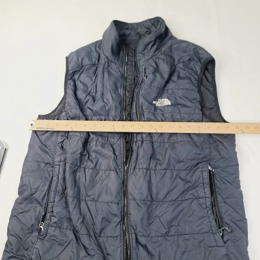 The North Face Men's Black Primaloft Sleeveless‎ Padded Mock Neck Puffer Vest L